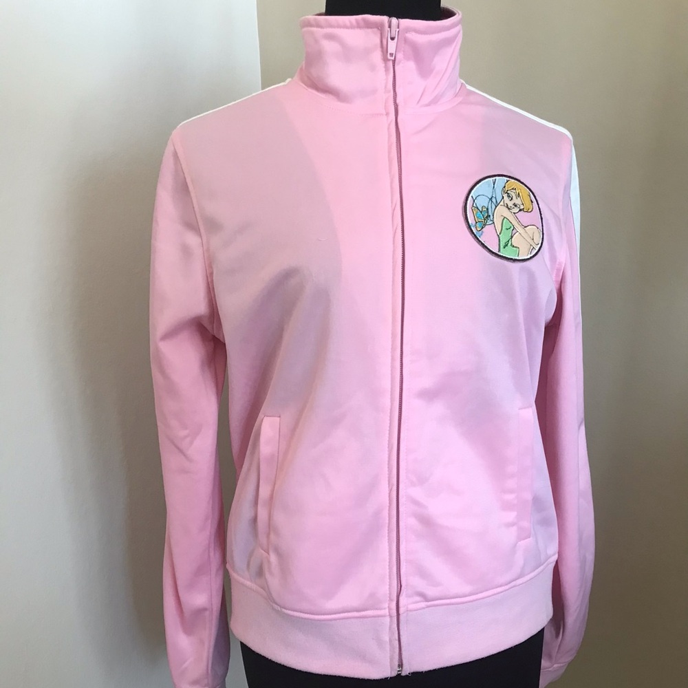 Disney—Large vintage zip pink,long sleeve jacket.